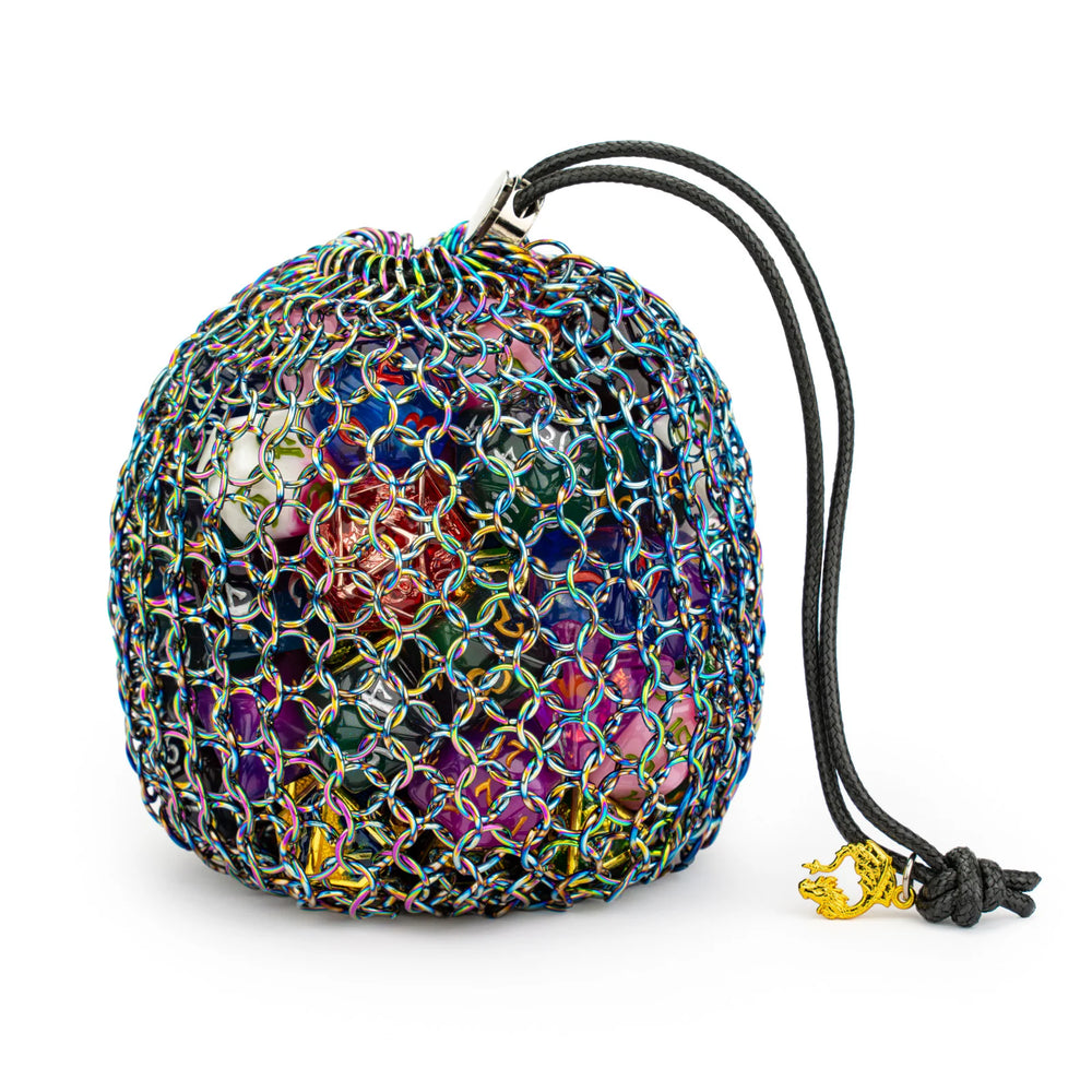 Chainmail Dice Bag: Rainbow