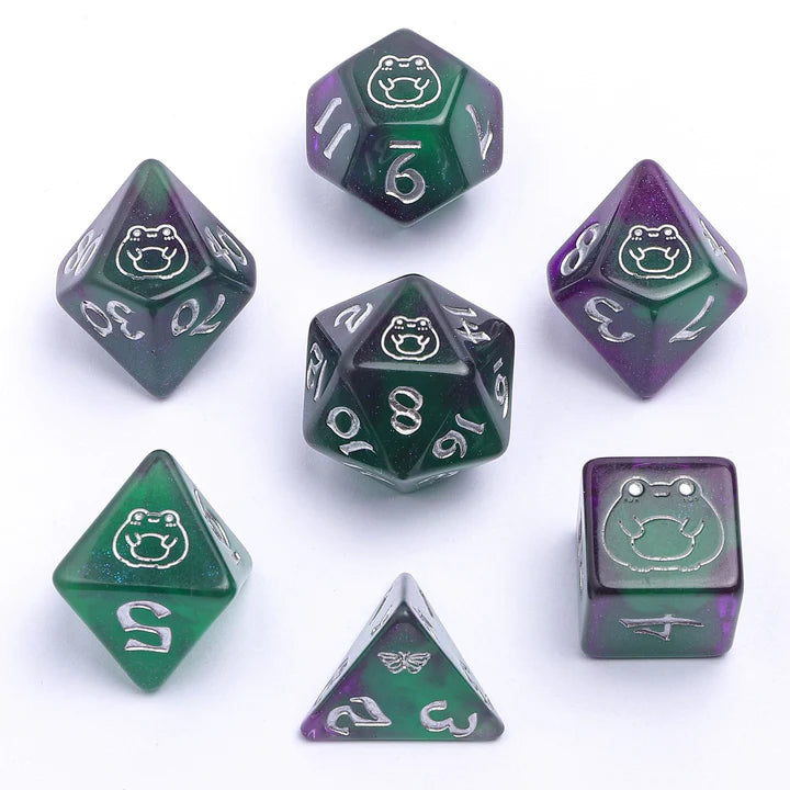 Wyrmforged Rollers: Bog Frog Silver