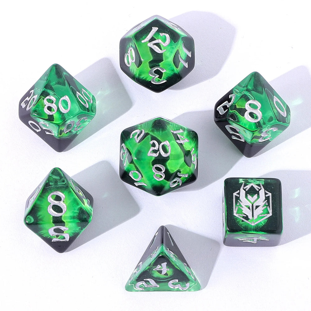 Wyrmforged Rollers: Dragon Eye Green