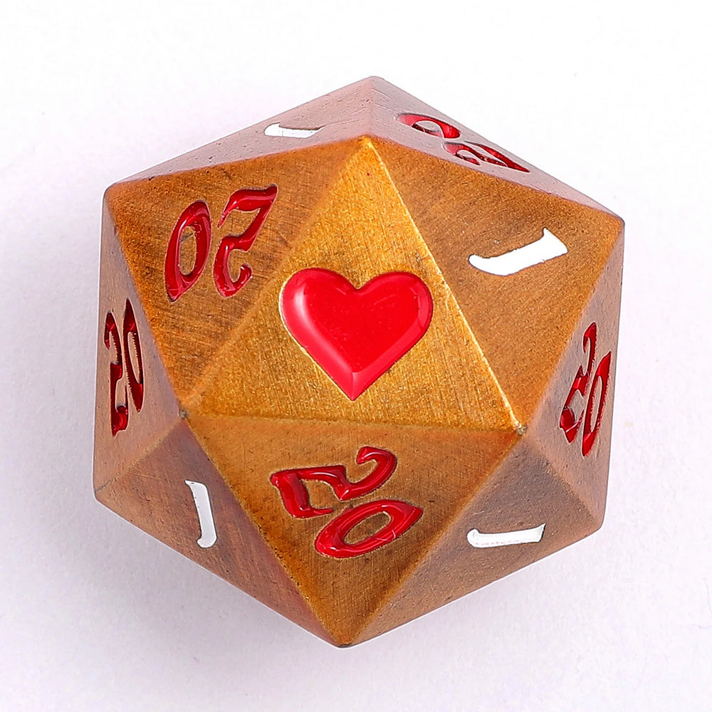 The Critical Dice D20 - Gold