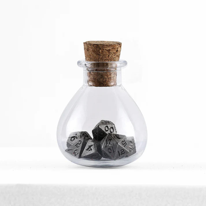 Mini Potion Dice Set: Ancient Silver