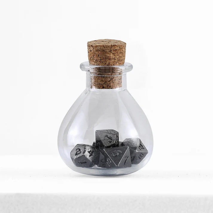 Mini Potion Dice Set: Gunmetal