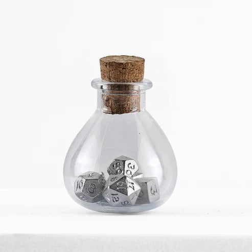 Mini Potion Dice Set: Silver