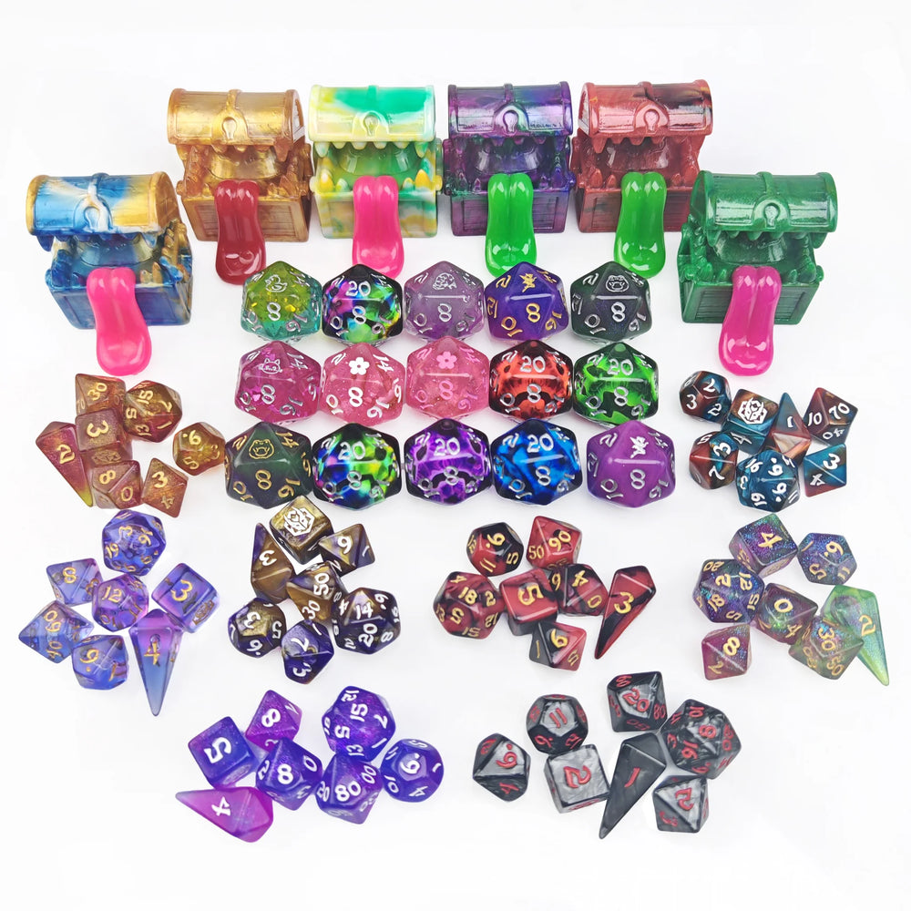 Box of Tricks - Mystery Mini Dice, D20, and Resin Mimic