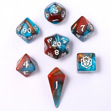 Mini RPG Dice Set: Bard's Cloak