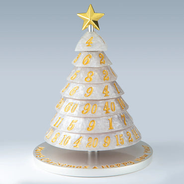 Aluminum Christmas Tree Dice "Set": Snow White