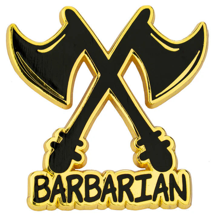 Enamel Fine Art Pin - Barbarian