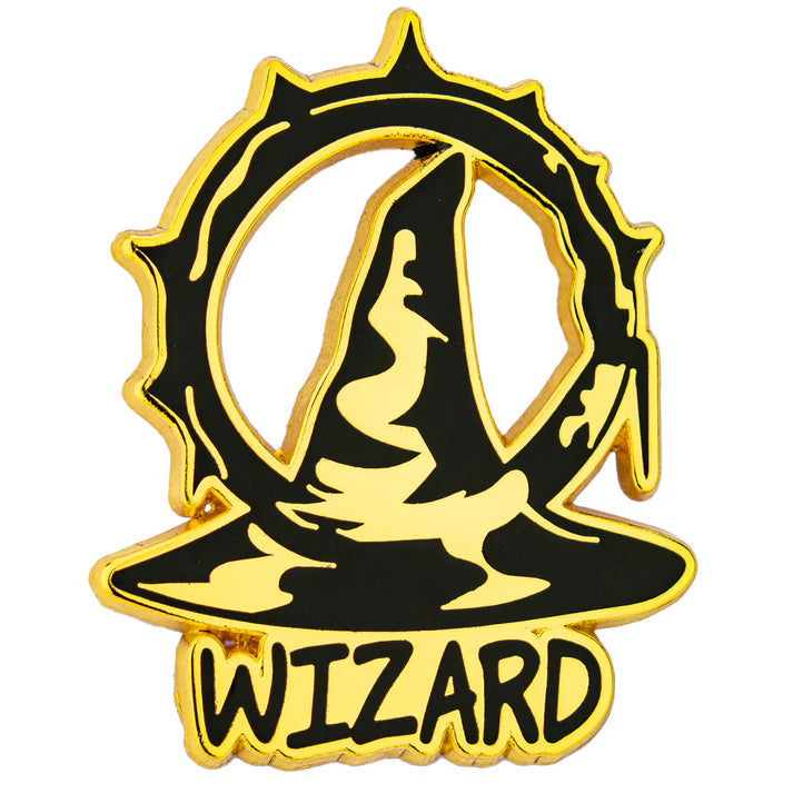 Enamel Fine Art Pin - Wizard