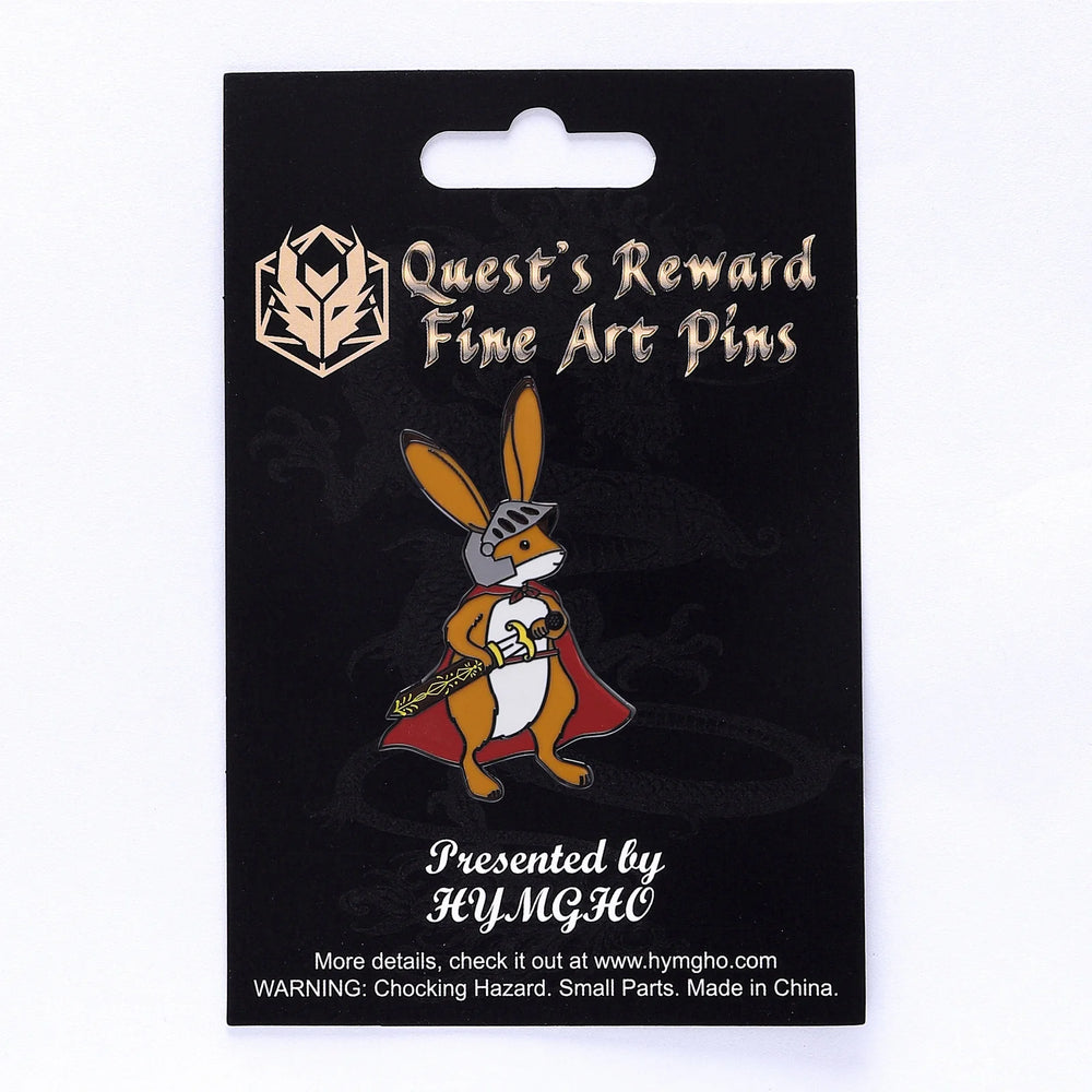 Enamel Pin: Hare Knight