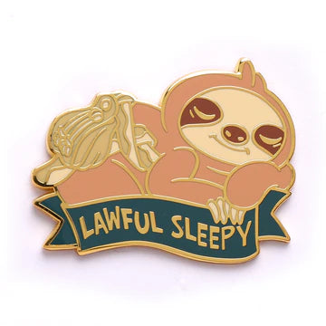 Enamel Pin: Lawful Sleepy