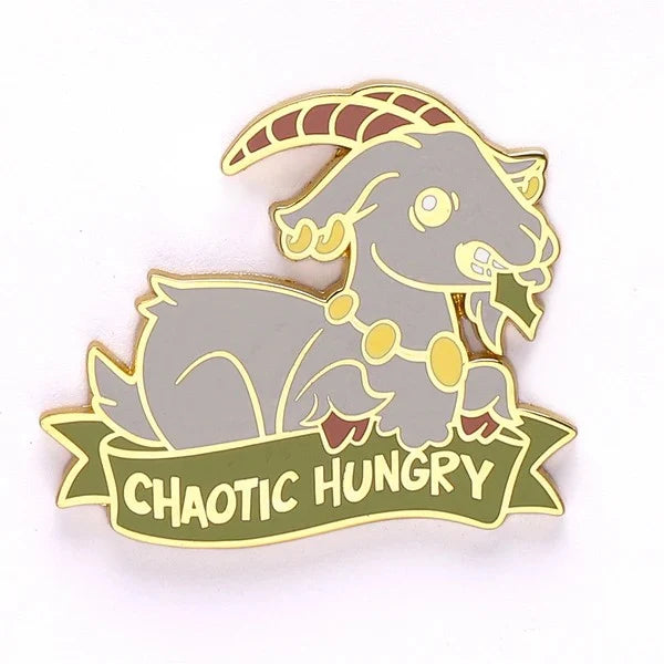 Alternative Alignments Enamel Pin - Chaotic Hungry Goat