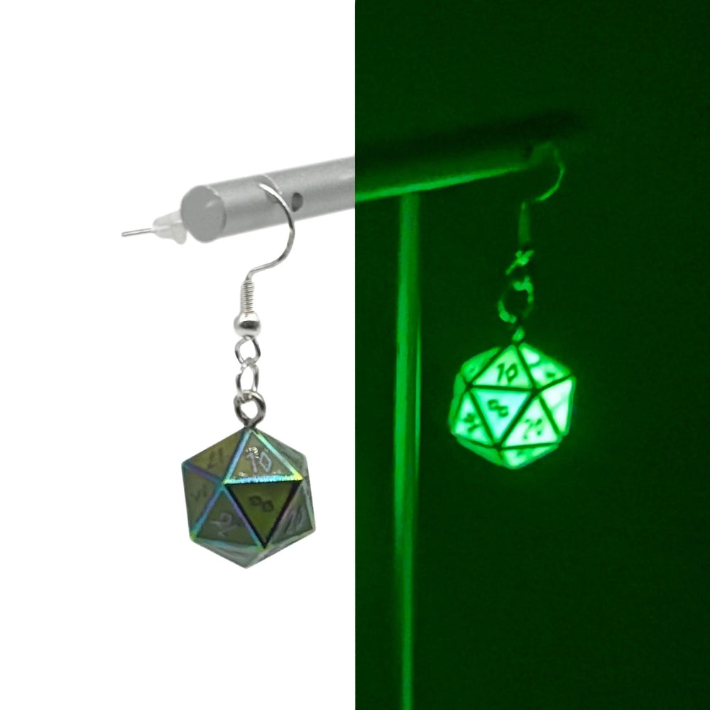 D20 Earrings: Headhunter