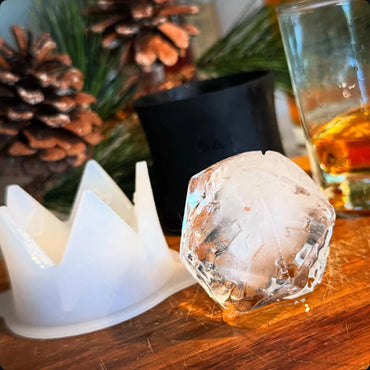 55mm Boulder D20 Ice Mold