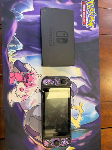 Nintendo Switch with Custom Gengar Joy-Con Pair