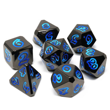 Metal RPG Dice Set: Wavecaster
