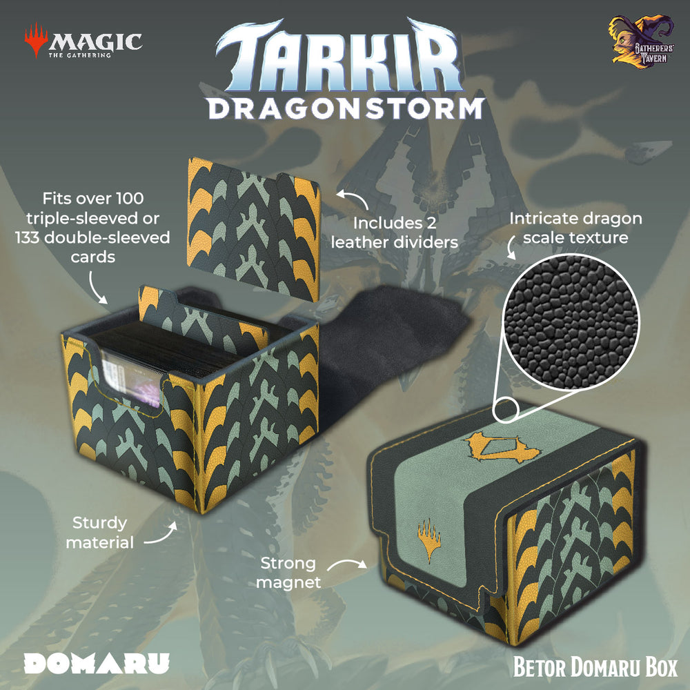 Gatherers' Tavern DOMARU Deck Box: Tarkir Dragonstorm - Betor (100+)