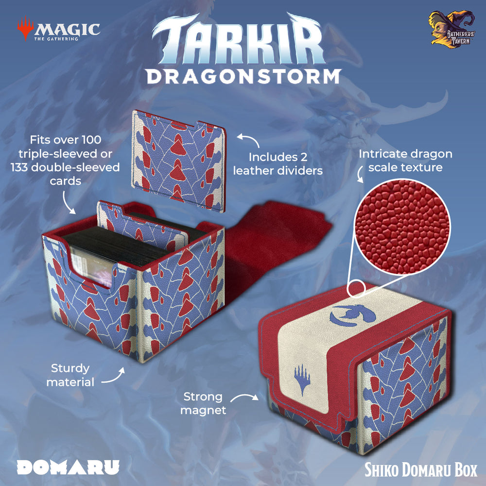Gatherers' Tavern DOMARU Deck Box: Tarkir Dragonstorm - Shiko (100+)