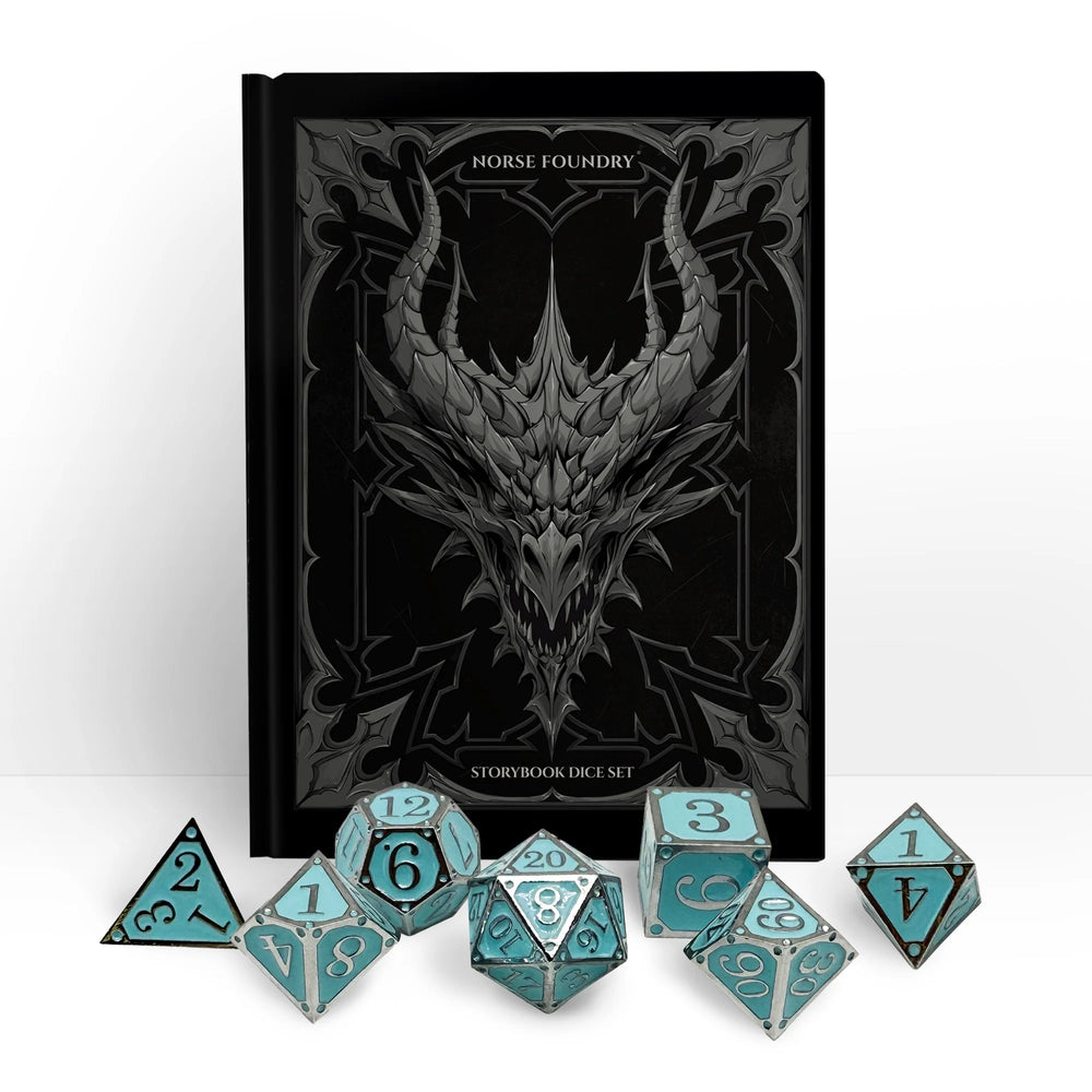 Metal RPG Dice Set: Storybook - The Endless Oubliette