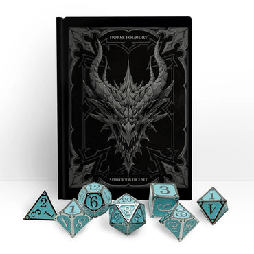 Metal RPG Dice Set: Storybook - The Endless Oubliette