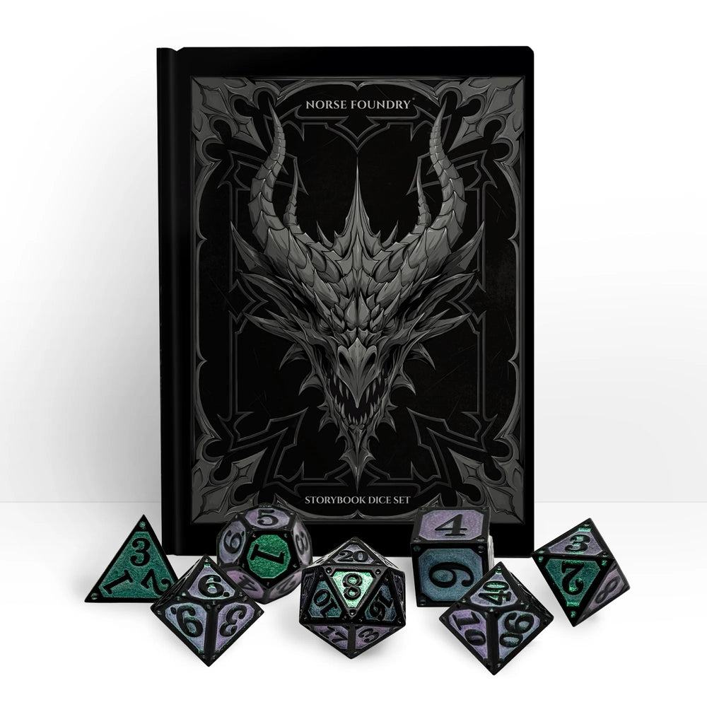Metal RPG Dice Set: Storybook - The Twisted Forest