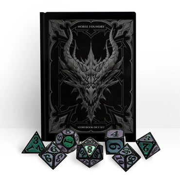 Metal RPG Dice Set: Storybook - The Twisted Forest
