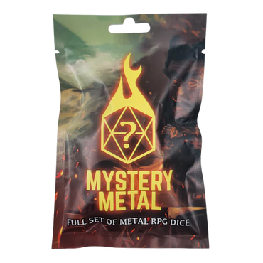 Mystery Metal RPG Dice Set