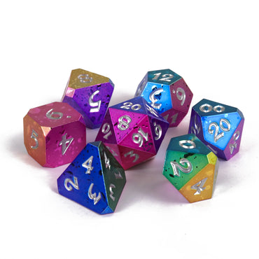 RPG Dice Set: Nebula Rainbow