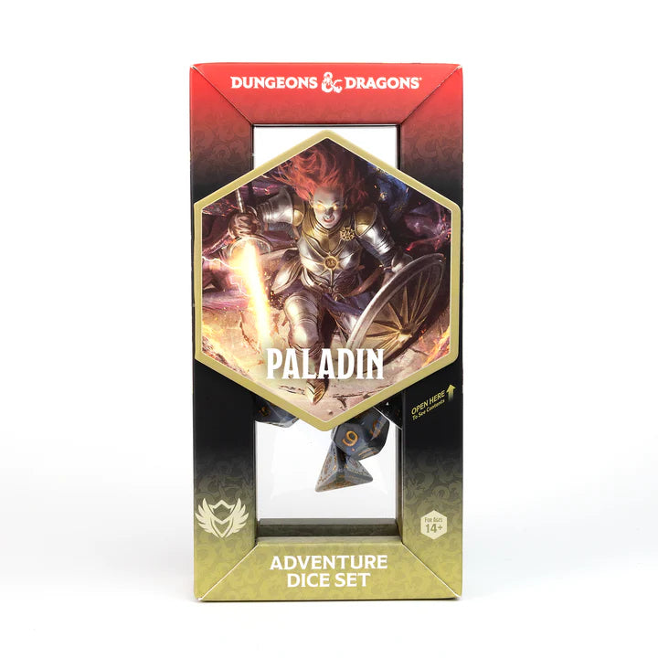 D&D Dice Set: Paladin - White