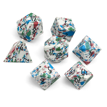 Gemstone Dice: Rainbow Turquoise