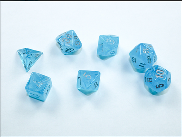 Chessex: Luminary Sky/Silver - Mini Polyhedral