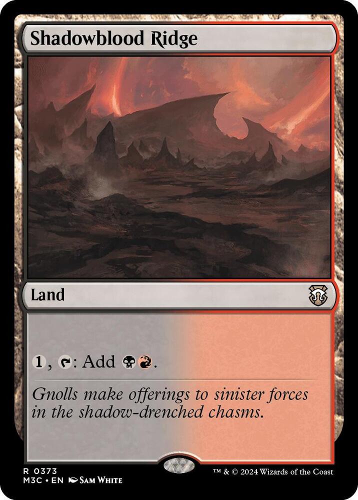 Shadowblood Ridge [Modern Horizons 3 Commander]