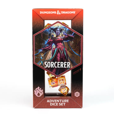 D&D Dice Set: Sorcerer - Orange