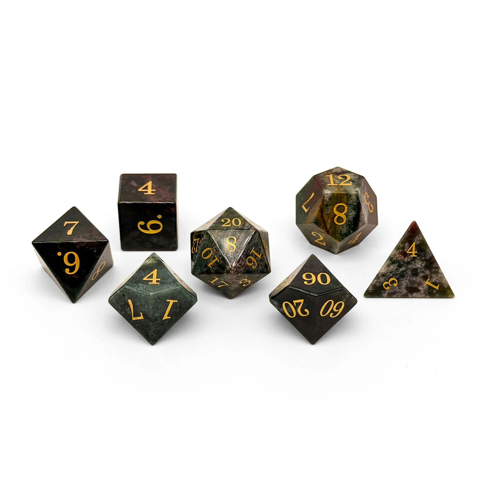 Storybook - Indian Agate Dice Set