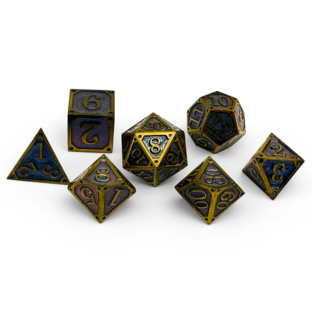 Metal RPG Dice Set: Storybook - Crownless King