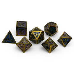 Metal RPG Dice Set: Storybook - Crownless King