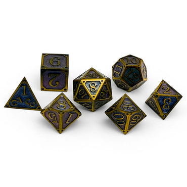 Metal RPG Dice Set: Storybook - Crownless King