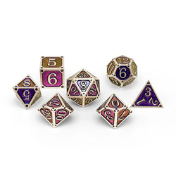 Metal RPG Dice Set: Storybook - Heart of the Desolate City