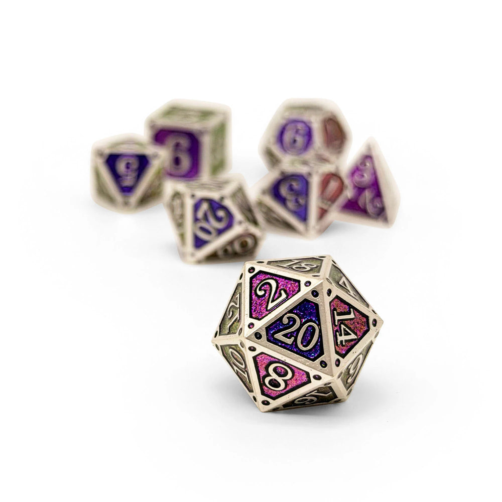 Metal RPG Dice Set: Storybook - Heart of the Desolate City