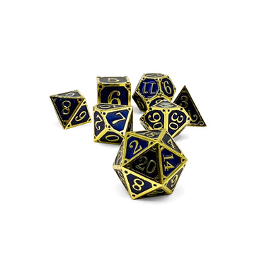Metal RPG Dice Set: Storybook - The Cursed Coast