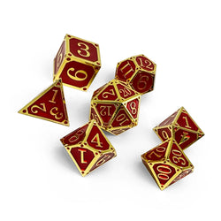 Metal RPG Dice Set: Storybook - Veil of the Forgotten Magic
