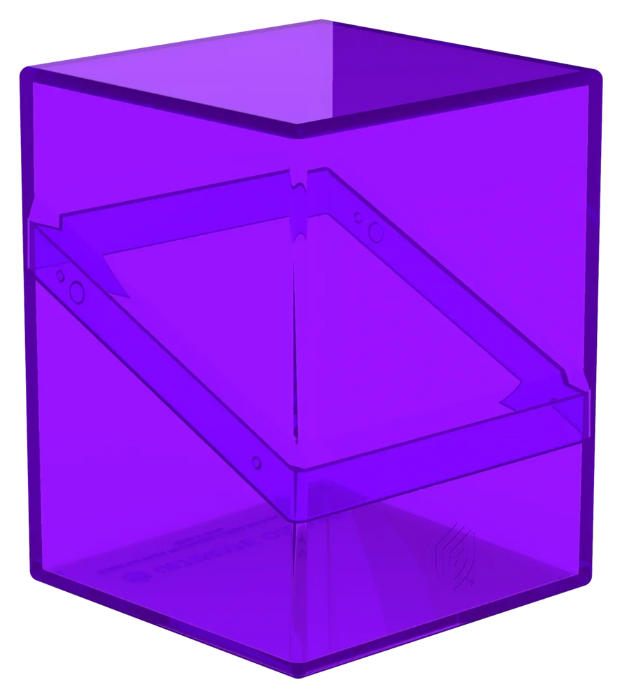 Boulder 100+ Deck Box: Clear Amethyst