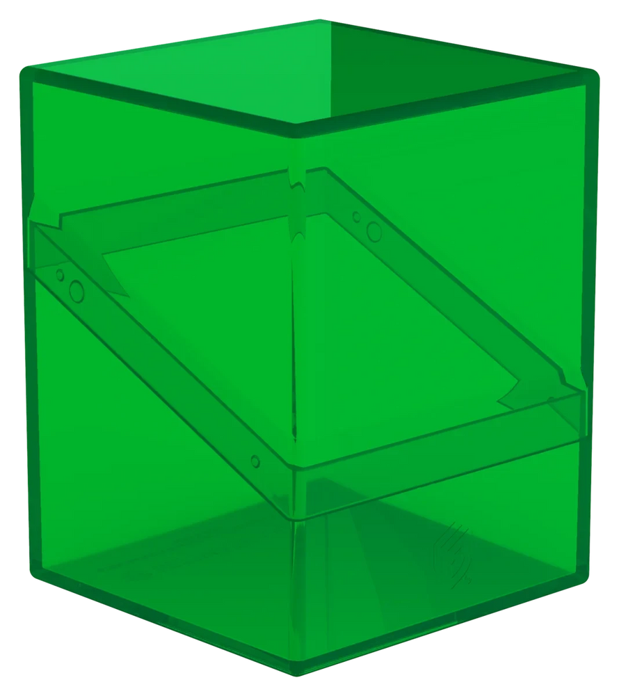 Boulder 100+ Deck Box: Clear Emerald