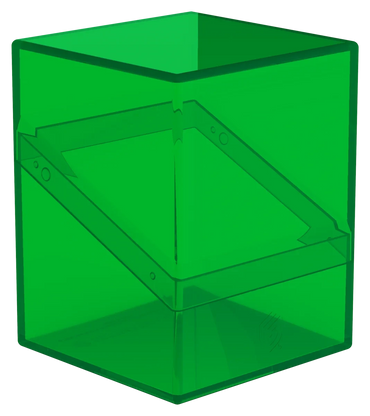 Boulder 100+ Deck Box: Clear Emerald