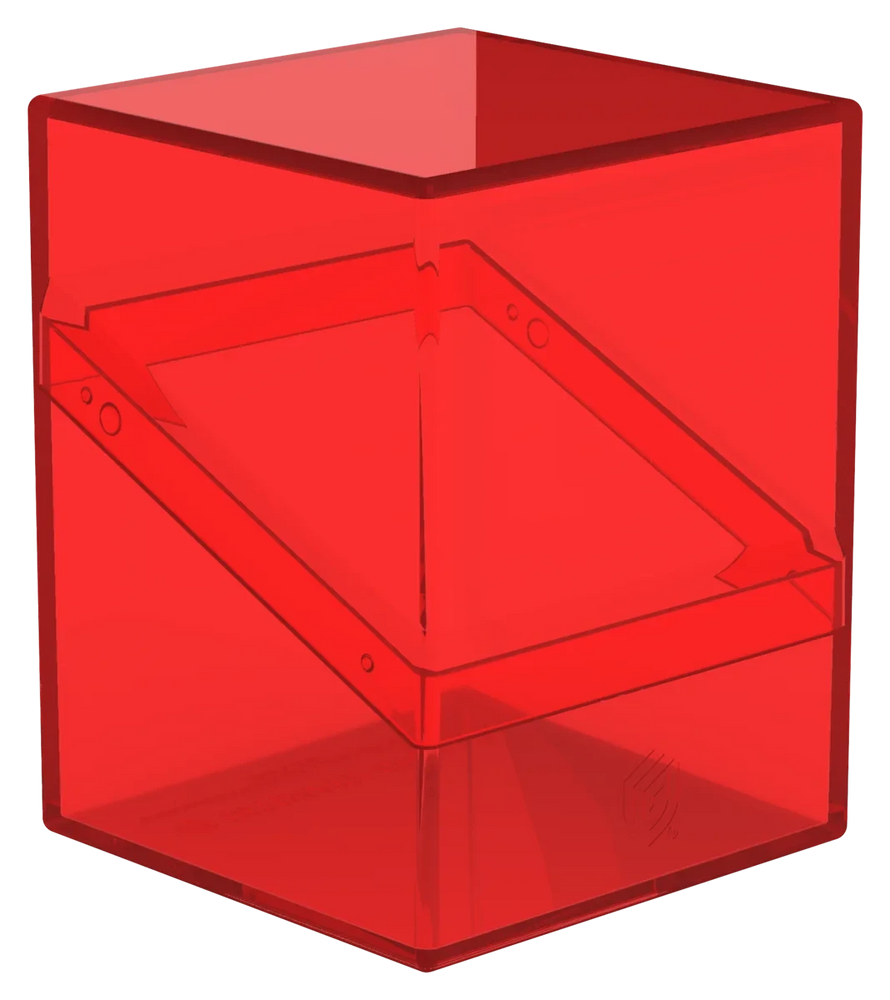 Boulder 100+ Deck Box: Clear Ruby
