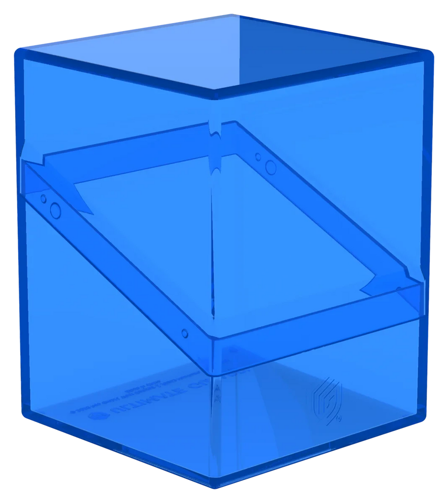 Boulder 100+ Deck Box: Clear Sapphire