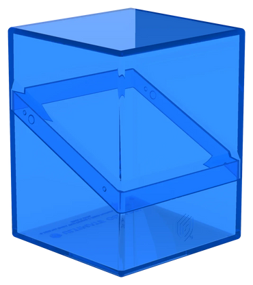 Boulder 100+ Deck Box: Clear Sapphire
