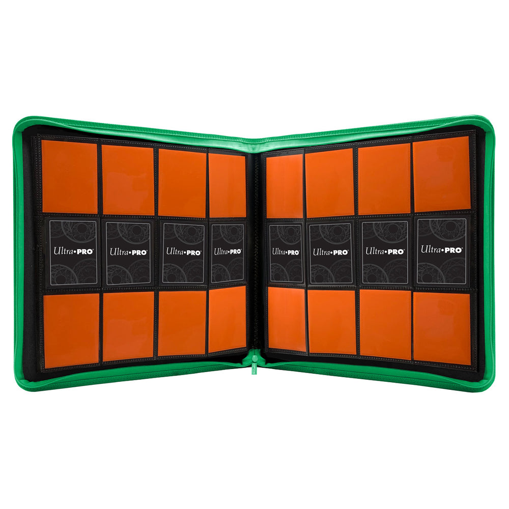 UltraPro Zippered Pro Binder (12-Pocket): Green