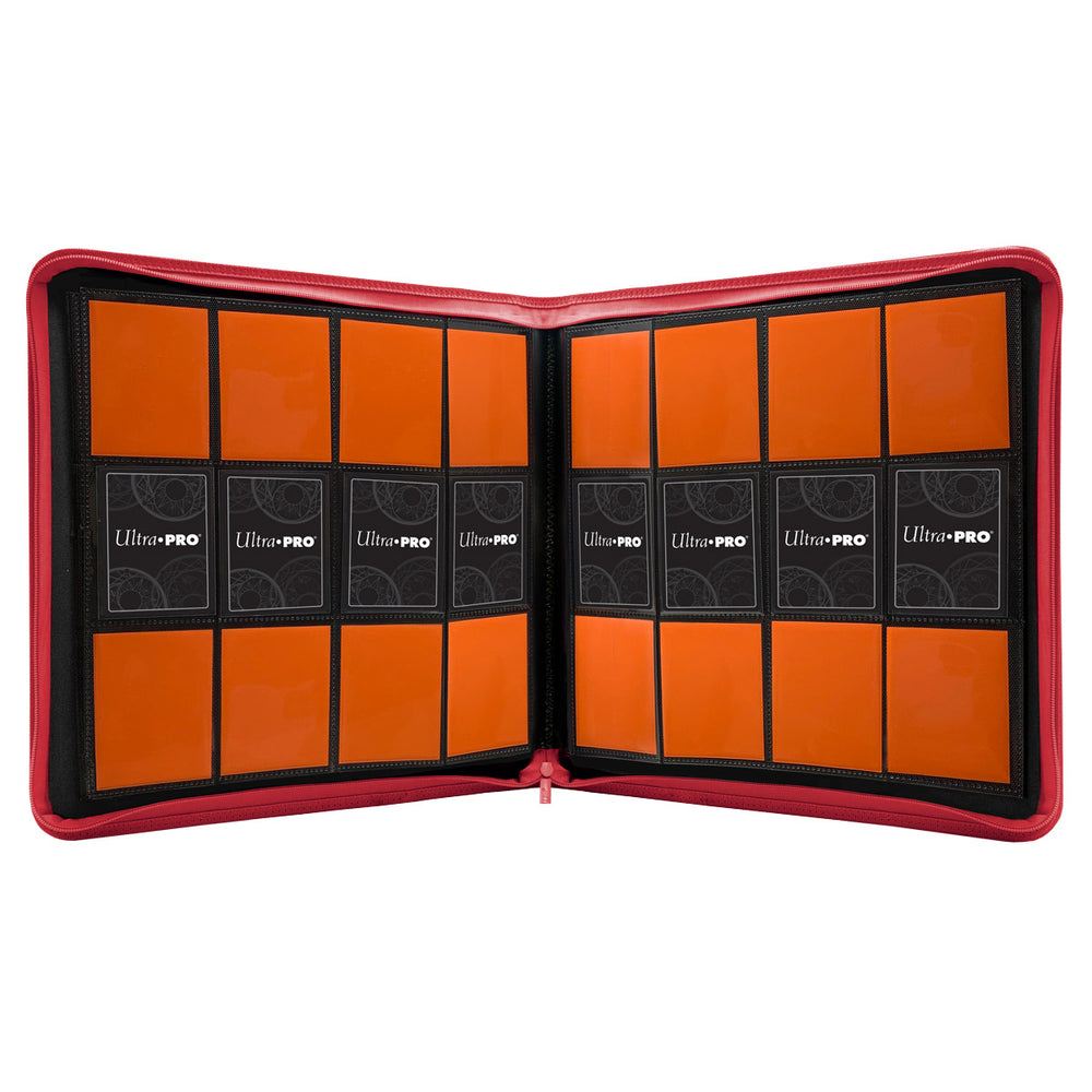 UltraPro Zippered Pro Binder (12-Pocket): Red