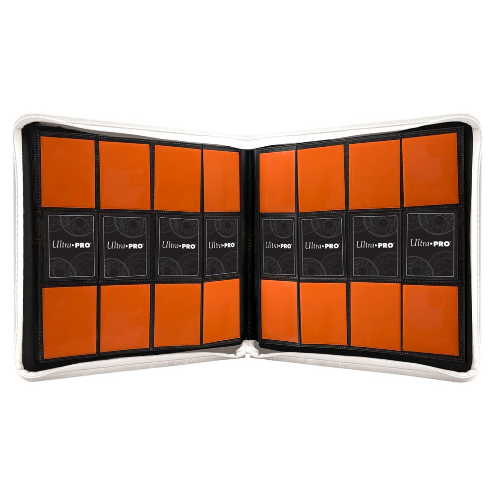 UltraPro Zippered Pro Binder (12-Pocket): White
