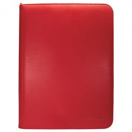 UltraPro Zippered Pro Binder (9-Pocket): Red